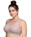 Glamorise No-Bounce Camisole Elite Wire-free Sports Bra - Rose Tan Bras