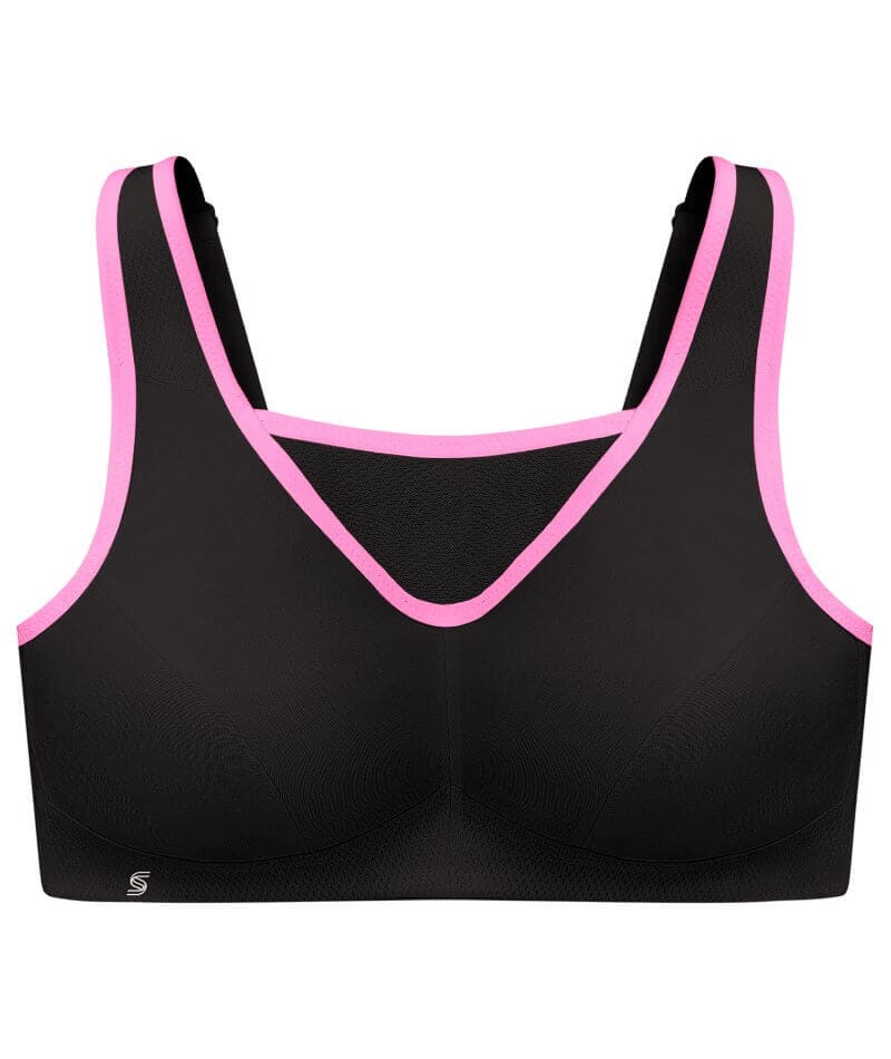 Glamorise Womens No-bounce Camisole Sports Wirefree Bra 1066 Rose