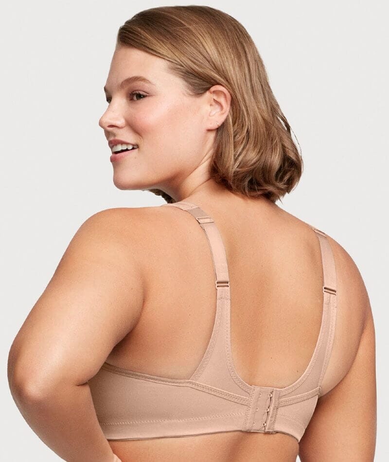  Full Figure Plus Size No-Bounce Camisole Sports Bra Wirefree  #1066