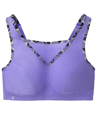 Glamorise No-Bounce Camisole Wire-free Sports Bra - Purple Bras