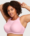 Glamorise No-Bounce Camisole Wire-free Sports Bra - Parfait Pink Bras