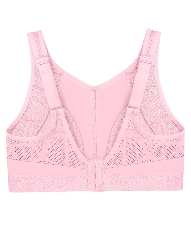Glamorise No-Bounce Camisole Wire-free Sports Bra - Parfait Pink