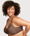 Glamorise WonderWire Front-Closure Bra - Mocha Bras