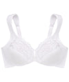 Glamorise WonderWire Front-Closure Bra - White Bras