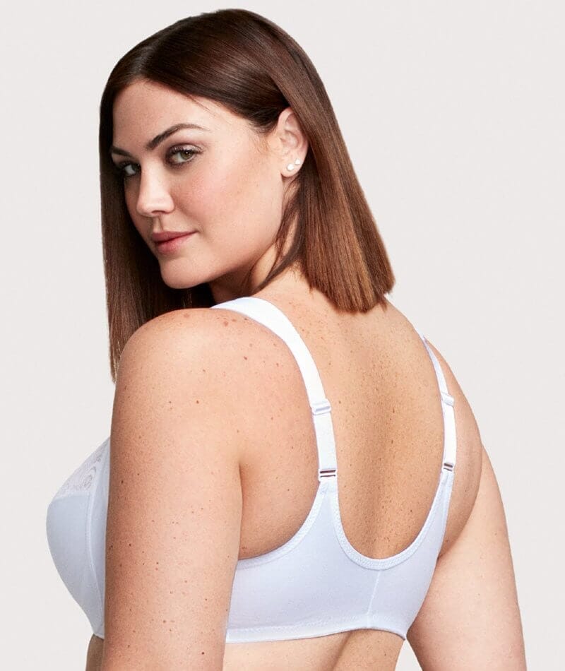 Glamorise WonderWire Front-Closure Bra - White