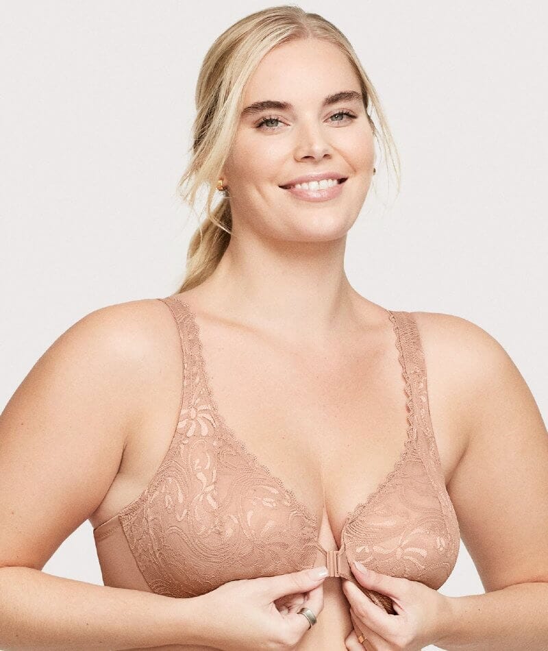 Low Cut WonderWire Lace Bra