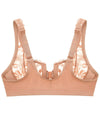 Glamorise WonderWire Front-Closure Stretch Lace Bra - Cappuccino Bras