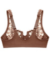 Glamorise WonderWire Front-Closure Stretch Lace Bra - Mocha Bras