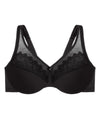 Glamorise WonderWire Minimizer Bra - Black Bras