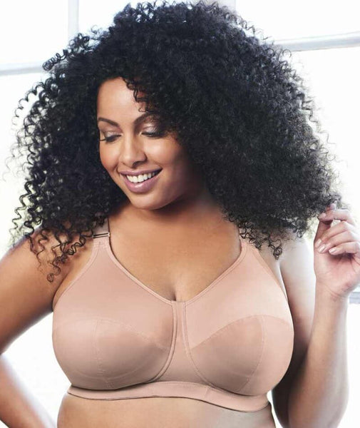 Goddess Celeste Wire-free Bra - Fawn - Curvy Bras