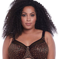 Goddess Kayla Underwire Banded Bra - Dark Leopard