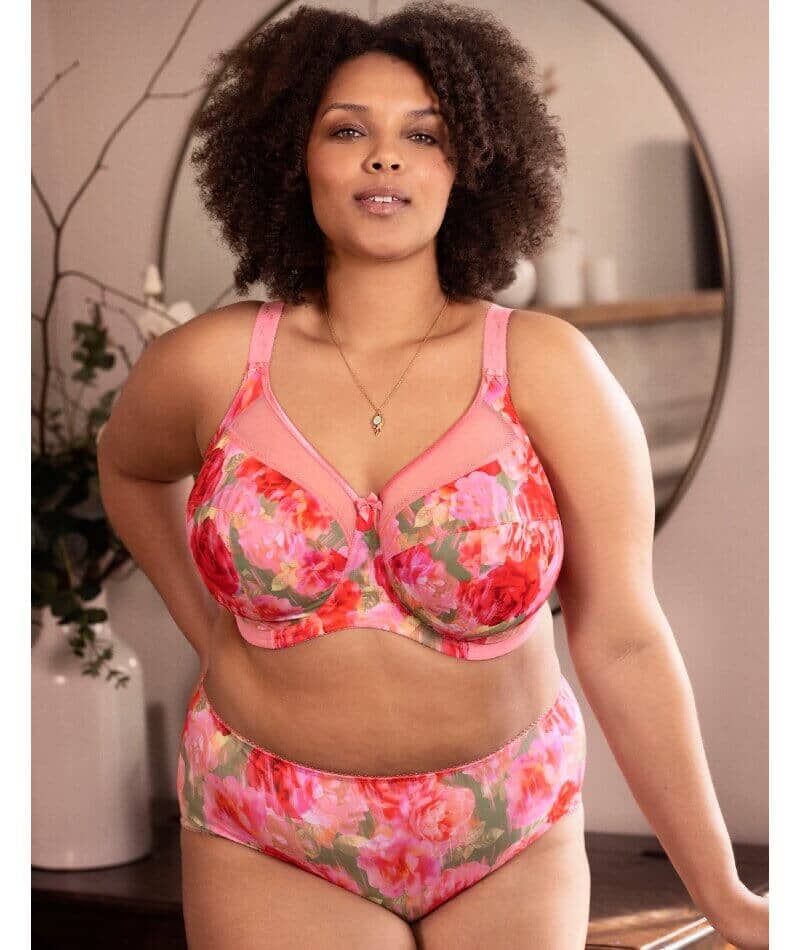 Goddess Kayla Underwired Banded Bra - Rose Garden Bras