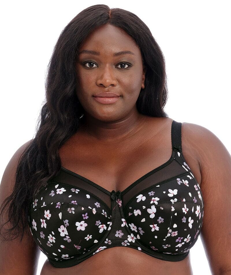 Goddess Kayla Underwired Banded Bra - Sakura - Curvy Bras