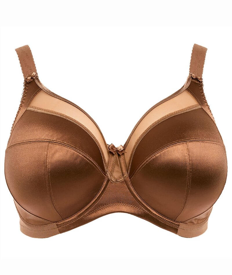 Goddess Keira Underwired Banded Bra - Cinnamon Bras