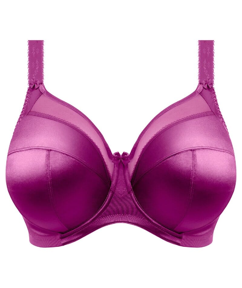 Goddess Keira Underwired Banded Bra - Magenta Mix Bras