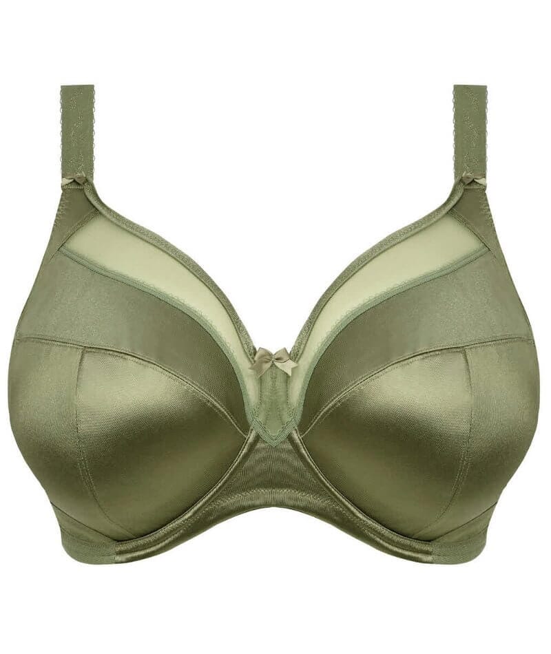 Goddess Keira Underwired Banded Bra - Olive Bras