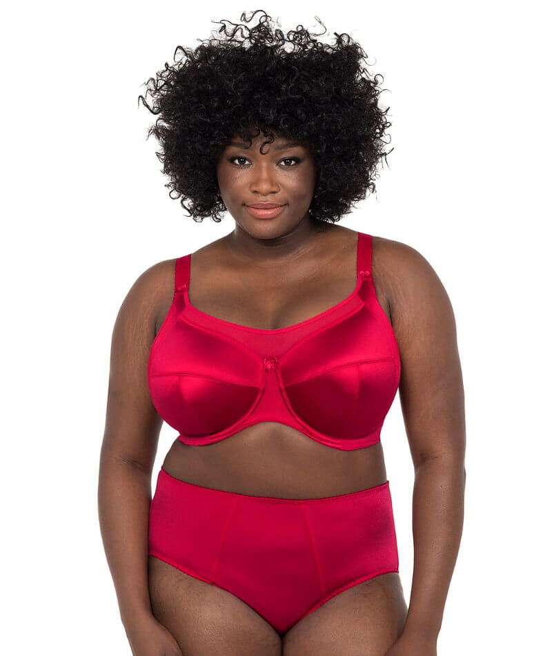 INTIMATES Red Non-wired Full Coverage Bra|167642301-Crimson