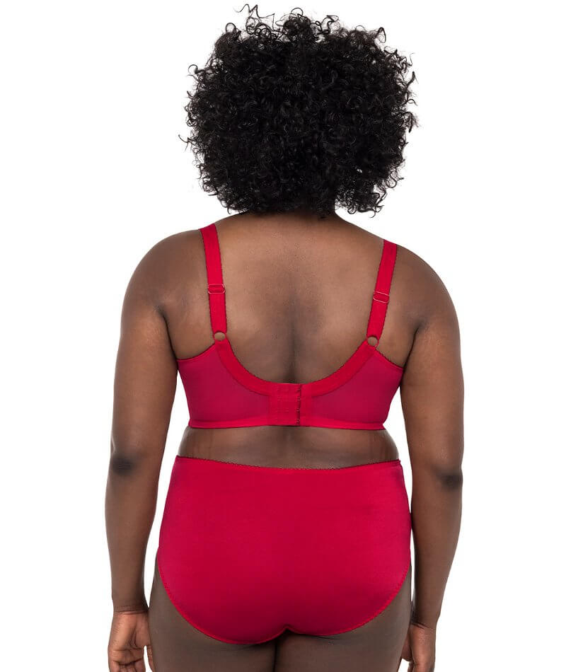 Goddess Keira Underwired Full Cup Bra - Crimson Bras