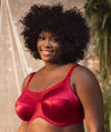 Goddess Keira Underwired Full Cup Bra - Crimson Bras