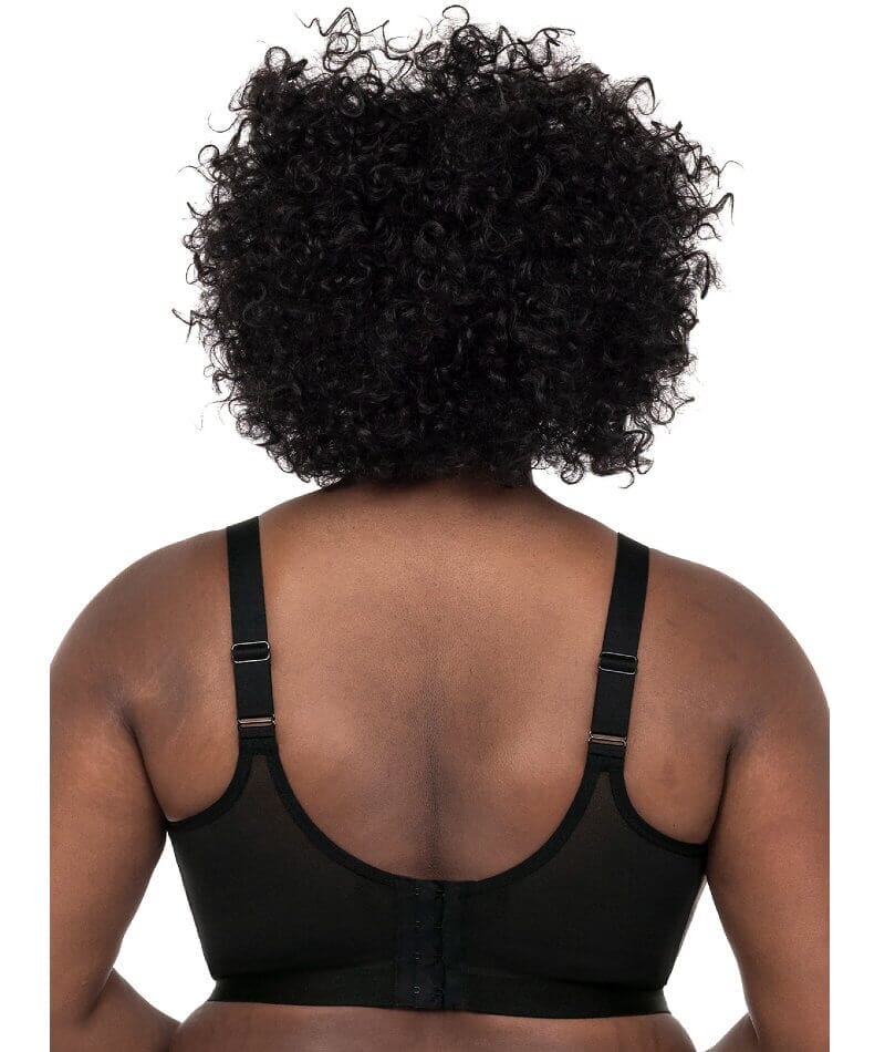 Goddess Sport Wirefree Sports Bra - Black Snake Bras