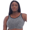 Goddess Sport Wirefree Sports Bra - Pewter Heather Bras