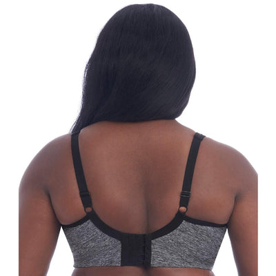 Goddess Sport Wirefree Sports Bra - Pewter Heather Bras