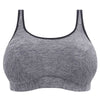 Goddess Sport Wirefree Sports Bra - Pewter Heather Bras