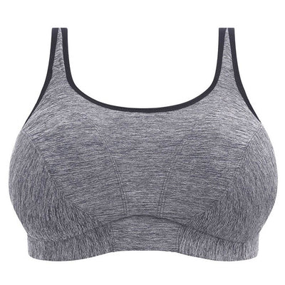 Goddess Sport Wirefree Sports Bra - Pewter Heather Bras