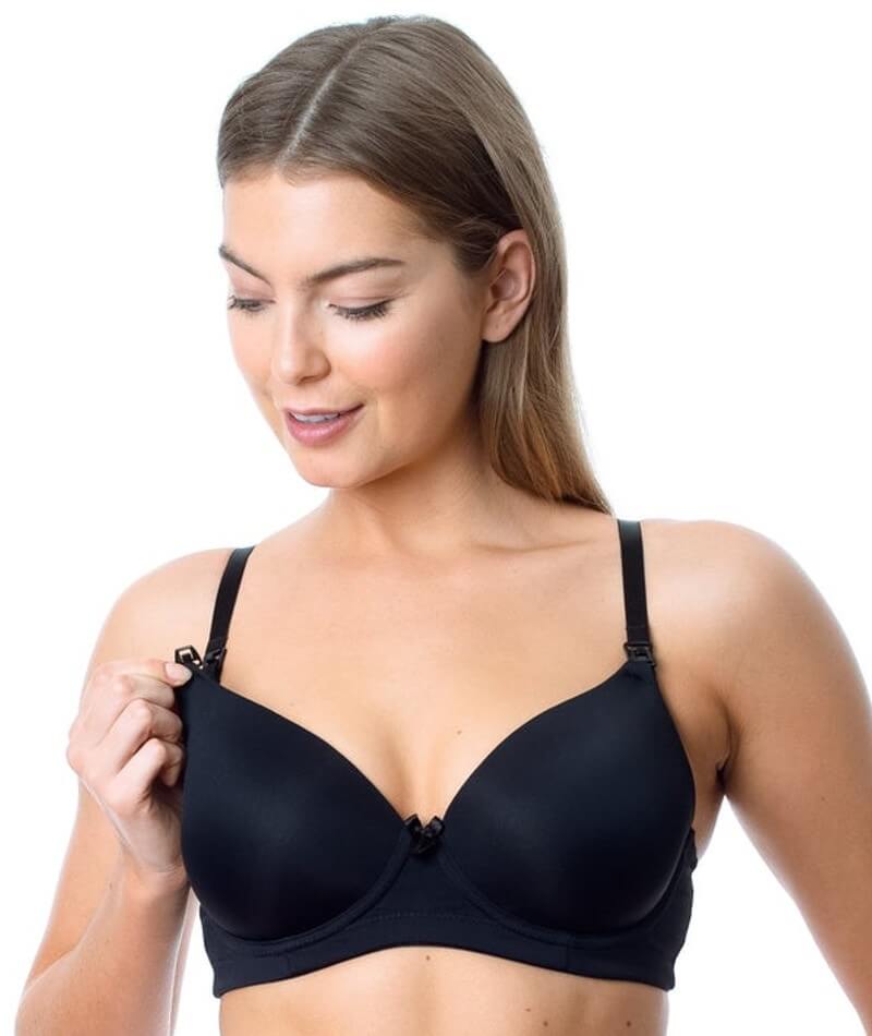 Hotmilk Forever Yours Maternity & Nursing Bra - Black Bras 