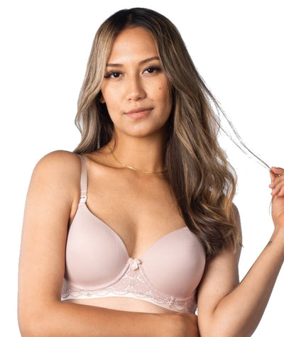 Hotmilk Forever Yours Lace Contour Maternity & Nursing Bra - Mocha Bras