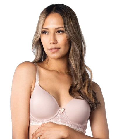 Hotmilk Forever Yours Lace Contour Maternity & Nursing Bra - Mocha Bras