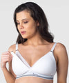 Hotmilk Icon Cotton T-Shirt Wire-free Nursing Bra - White Bras