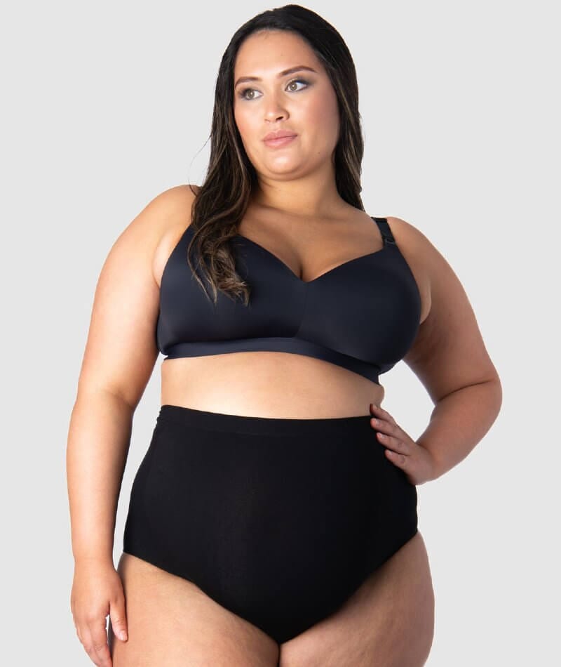 Hotmilk Infinite T-Shirt Wirefree Nursing Bra - Black Bras
