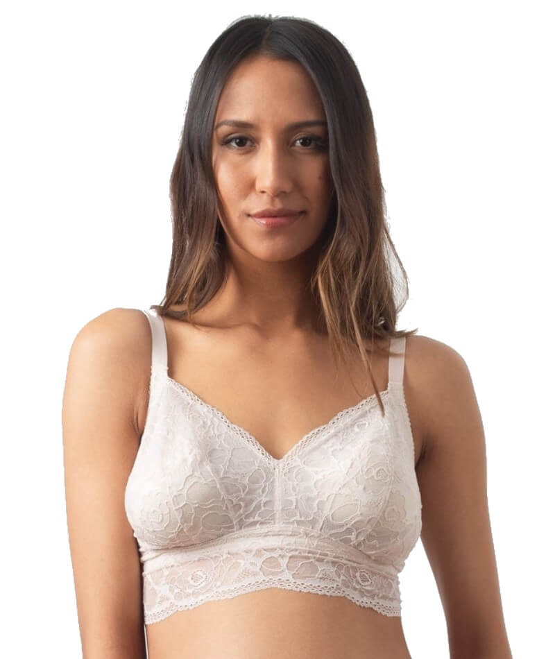 hotmilk Heroine Wire-free Maternity Bralette - Shell Pink