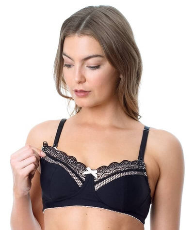 Hotmilk Show Off Nursing & Maternity Bra - Black Bras