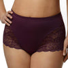 Elila Cheeky Stretch Lace Brief - Plum Knickers