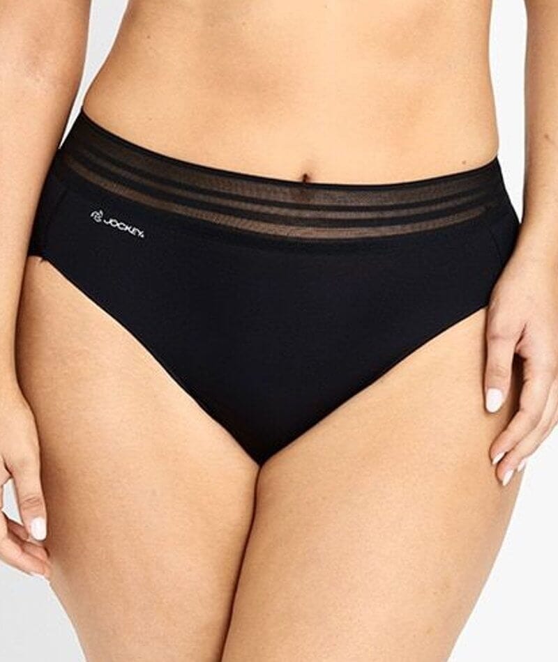 Jockey Women's No Panty Line Promise Hi Cut Black