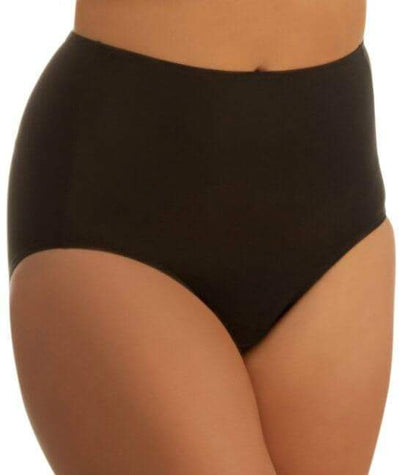 Jockey No Ride Up Microfibre Full Brief - Black Knickers