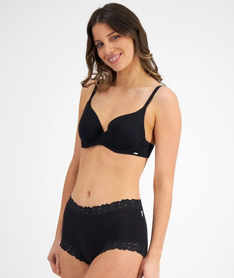 Jockey Parisienne Bamboo Full Brief - Black Knickers