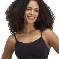 Jockey Skimmies Wire-free Crop Top - Black