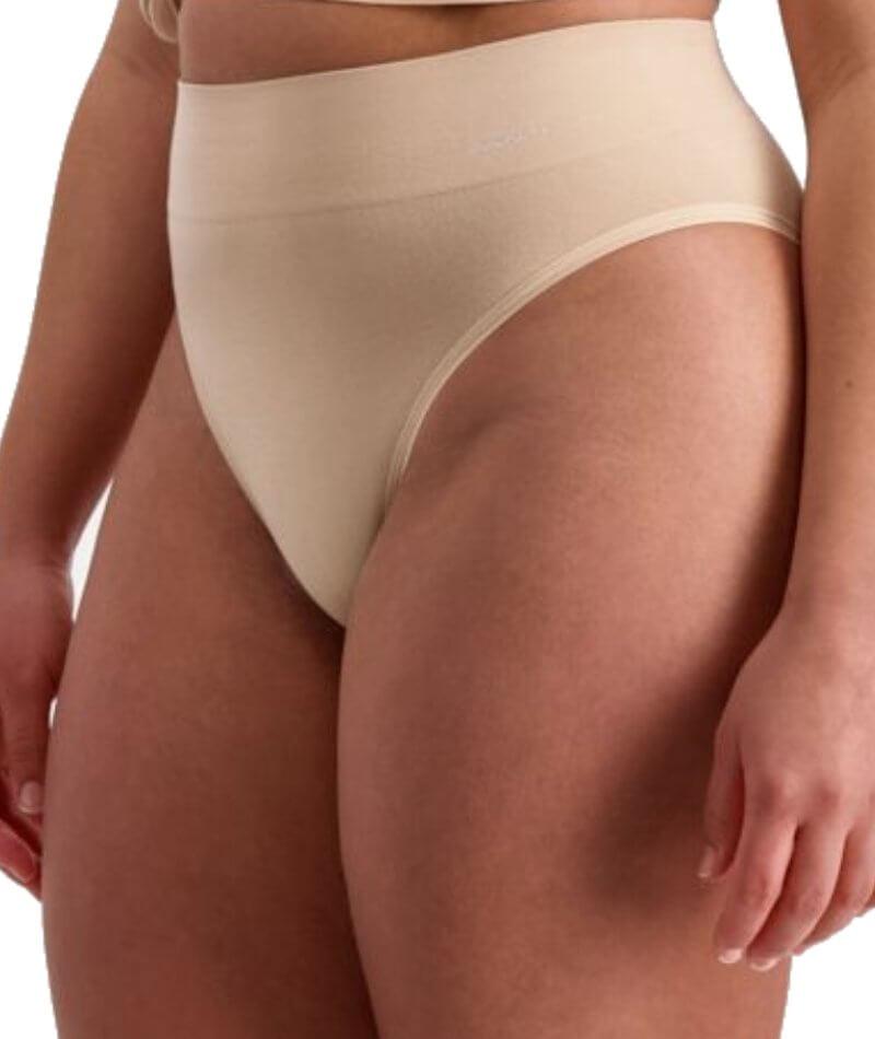 Jockey Skimmies Hi Cut Brief - Nude Knickers 