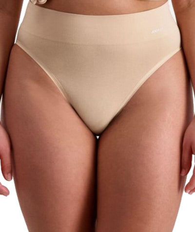 Jockey Skimmies Hi Cut Brief - Nude Knickers