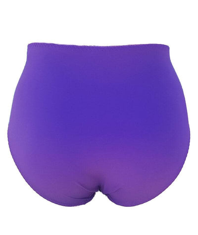 Lady Emprezz Frenchie High Waist Brief - Purple/Aqua Knickers