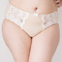 Lady Emprezz Sandy High Waist Brief - Beige