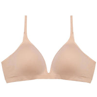 Lovable Seamless Contour Soft Cup Wire-free Bra - Nude