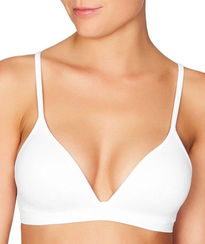 Lovable Seamless Contour Soft Cup Wire-free Bra - Basic White - Curvy Bras