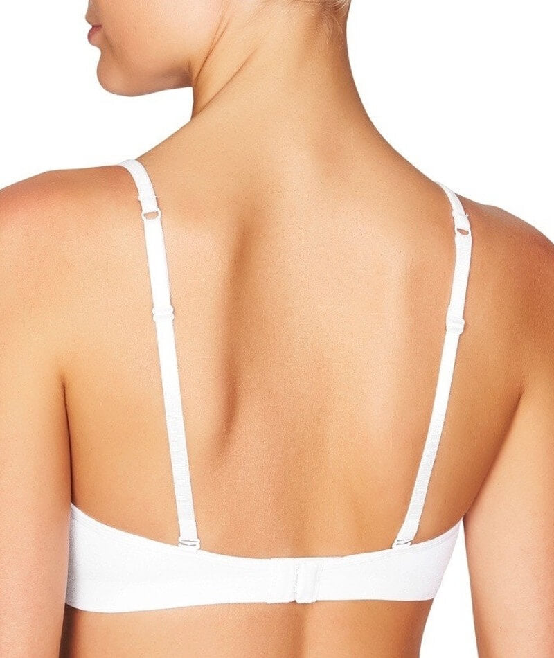 Lovable Seamless Contour Soft Cup Wire-free Bra - Basic White - Curvy Bras