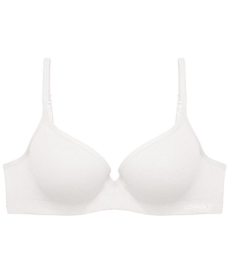 Lovable Sexy & Seamless Contour Bra - Basic White Bras