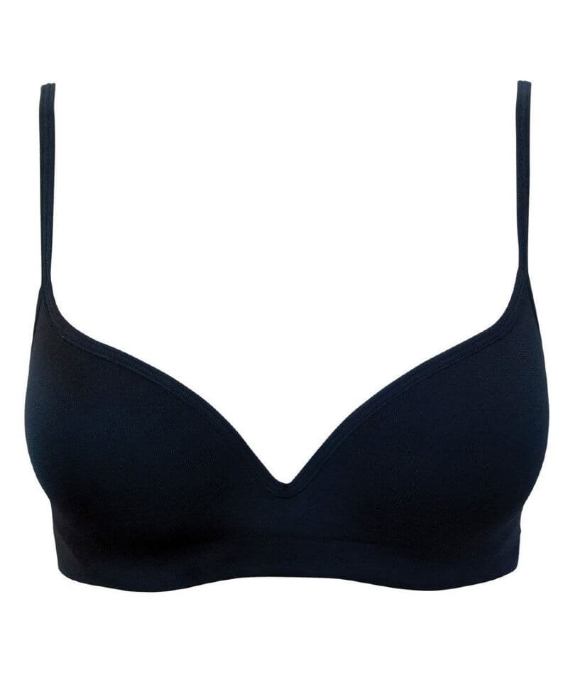 Seamless bra SLIM PUSH UP K079 black MITARE Size S Color Black