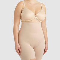 Miraclesuit Adjustable Fit High Waist Thigh Slimmer - Nude